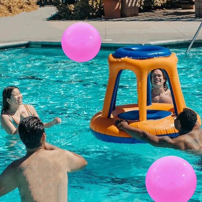 6 Pack Beach Balls, Large Inflatable Beach Balls Bulk, for Parties, Beach, Pools & Play