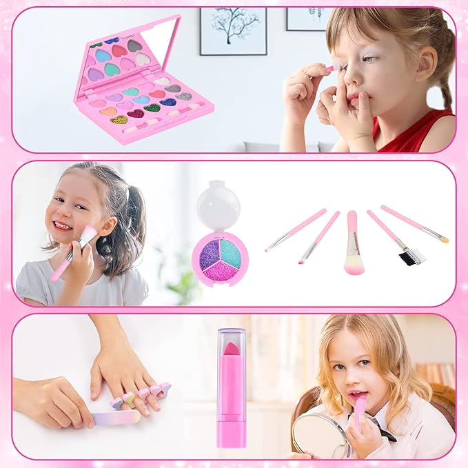 UNICORN ELEMENT 15 Pcs 18 Inch Doll Accessories - Dress with Makeup Set for Generation Dolls - Clothes and Accessories (Doll NOT Included)