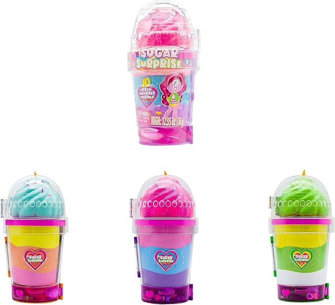 Collectible Dolls, 10 Surprise Pieces, Reusable Fluff & Mold Accessories, Sensory Play, Ages 3+