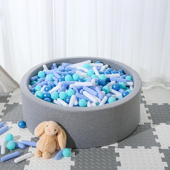 STARBOLO Ball Pit Balls for Kids -Pack of 150 200 500 Colorful Ball Pit Balls Crush Proof Plastic Toy Balls for Toddlers Ball Pit, Ball Pit Play Tent, Baby Pool Water Toys