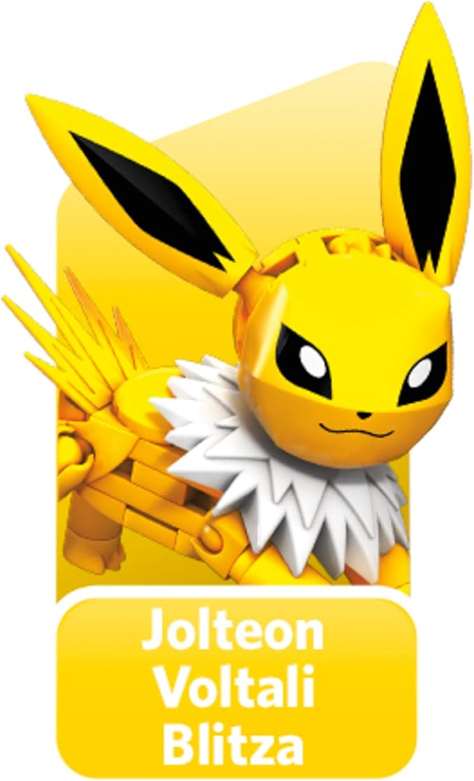 MEGA Pokémon Building Toys Set Every Eevee Evolution with 470 Pieces, 9 Poseable Characters, for Kids