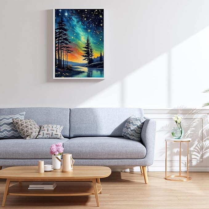 Northern Lights Jigsaw Puzzles for Adults 1000 Pieces, Aurora Borealis Nature Landscape 1000 Piece Puzzle for Adults, Impossible Difficult Hard Fun Jigsaw Puzzles 1000 Pieces