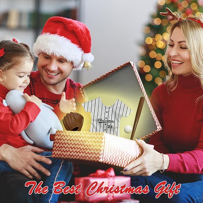 Sport Christmas Elf Accessories - Elf Doll Clothes Included: Jerseys, Pants, Shoes, Baseball Bat, Gloves, Protective Gear