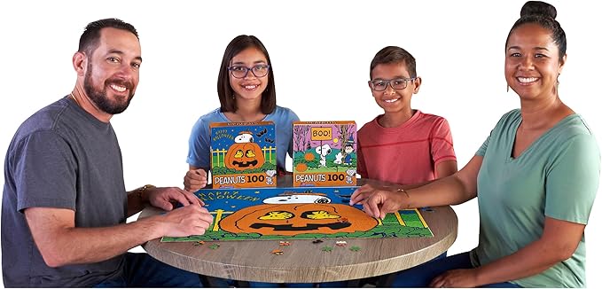 RoseArt - Peanuts - Boo! - 100 Piece Jigsaw Puzzle for Kids and Adults