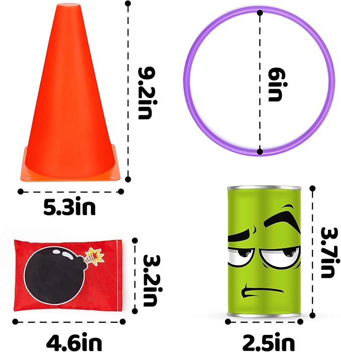 3 in 1 Bean Bag Toss Outdoor Toys for Toddlers Kids, Cornhole Outside Toys, Carnival Game Toodler Outdoor Indoor Gift for Birthday or Christmas for Ages 3-12 (Animal)