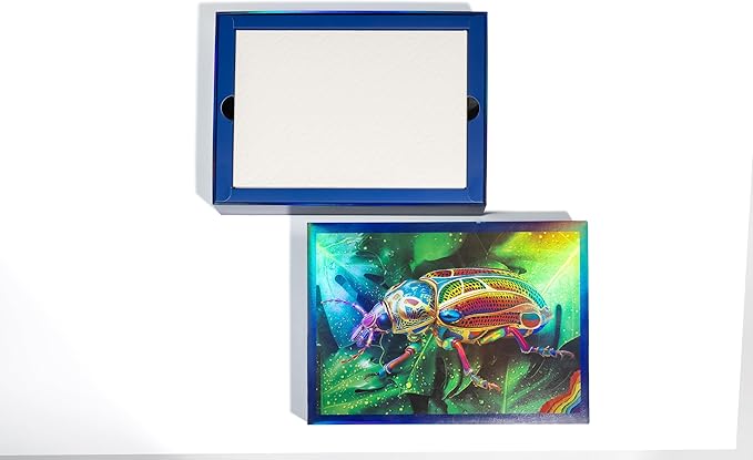 Unique Jigsaw Puzzles 1000 Pieces for Adults, Laser Rainbow Reflection Unique Puzzles, Cool Puzzles for Adult in Game Night, Beetle Theme, Unique Gifts for Puzzle Lovers