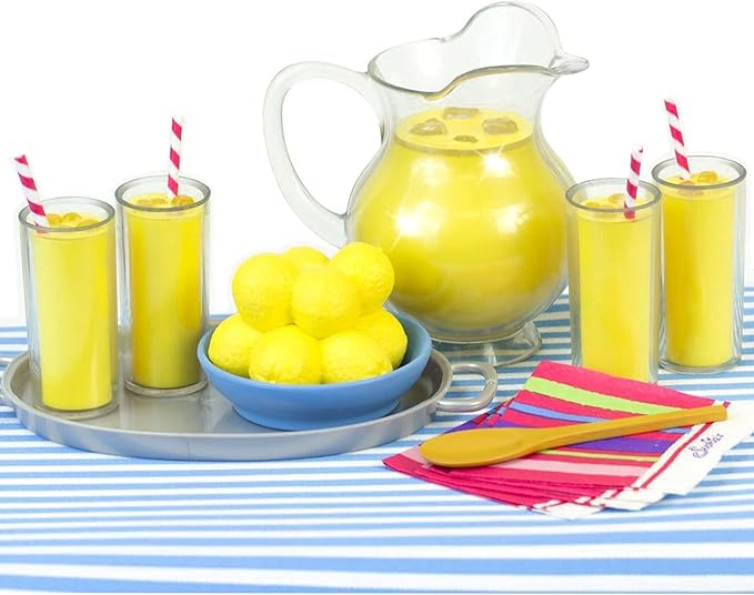 Sophia's 21 Piece Desserts and Fresh Lemonade Set for 18'' Dolls, Multicolor