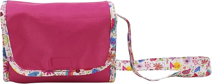 Baby Alive Deluxe Doll Pram - Pink & Rainbow - Includes Handbag, Fits 18" Dolls, Large Canopy, Storage Basket, Bassinet - Pretend Play for Kids Ages 3+