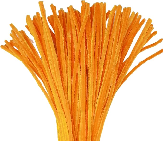 200 Pcs Gold Pipe Cleaners, 12 Inch Long Pipe Cleaners Craft Supplies, Colorful Pipe Cleaners Pastel for Halloween Decoration, Christmas Day and Valentine’S Day DIY Art Creative Crafts
