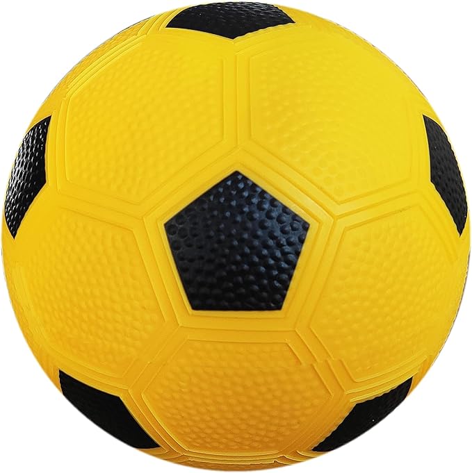 AppleRound Pack of 4 Sports Balls with Pump for Kids and Teens - 1 Each of 8.5-Inch Soccer, Basketball, Playground Ball, and 9-Inch Football