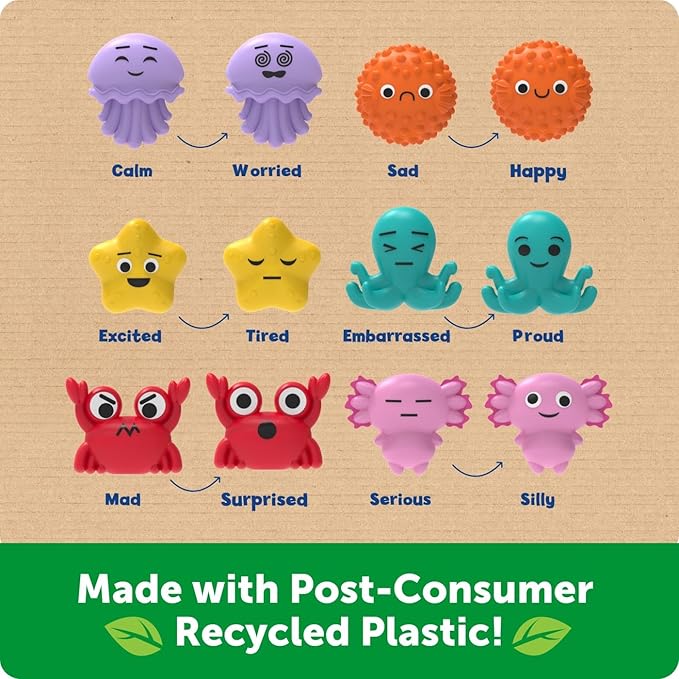 Learning Resources Ocean Emotions Seashells, Ocean Animals Figures, Seaside Game, Sand Toys, Sensory Toys, Sensory Bin, Toddler Outdoor, Preschool Classroom Must Haves, Montessori