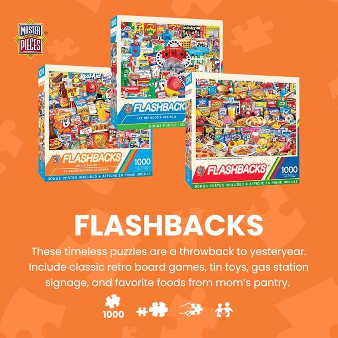 MasterPieces - 1000 Piece Jigsaw Puzzle, Breakfast of Champions, Fun for Adults, Family, Kids, Non-Glare Finish, 19.25" x 26.75"