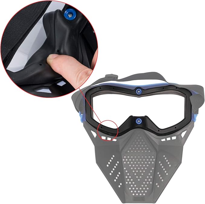 Tactical Mask Compatible with Nerf Rival, Apollo, Zeus, Khaos, Atlas, Artemis Blasters Rival Mask (2)
