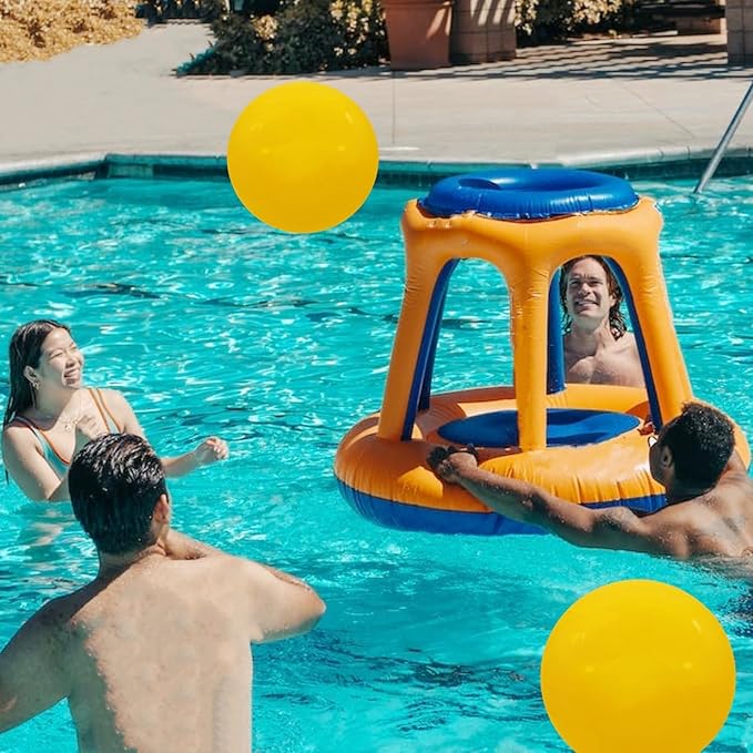 6 Pack Beach Balls, Large Inflatable Beach Balls Bulk, for Parties, Beach, Pools & Play