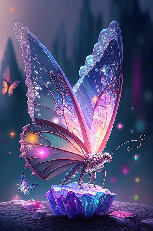 1000 Pieces of Puzzle,Pink Butterfly Animal Series Wooden Puzzle,Dust-Free Perfect Interlocking,Suitable for Home Decoration,Birthday Gifts,Suitable for Both Men and Women