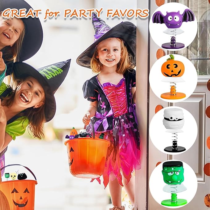 (24Pcs Halloween Spring Man)