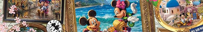 Ceaco - Thomas Kinkade - Disney - Travel Collage - 2000 Piece Jigsaw Puzzle