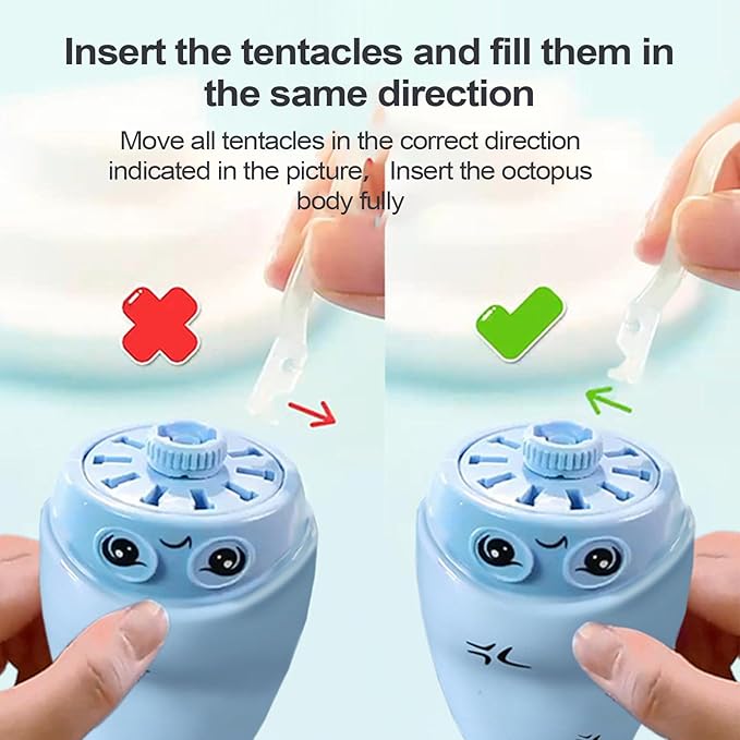 Fake Squid - Fluorescent Ejecttoy, Interactive Desk Prank, Long Lasting Novelty Fun Gadget | Portable Funny Tricky Play Gag Joke Kids Adults Classroom Stress Relieef Amusement Practical Humortoy