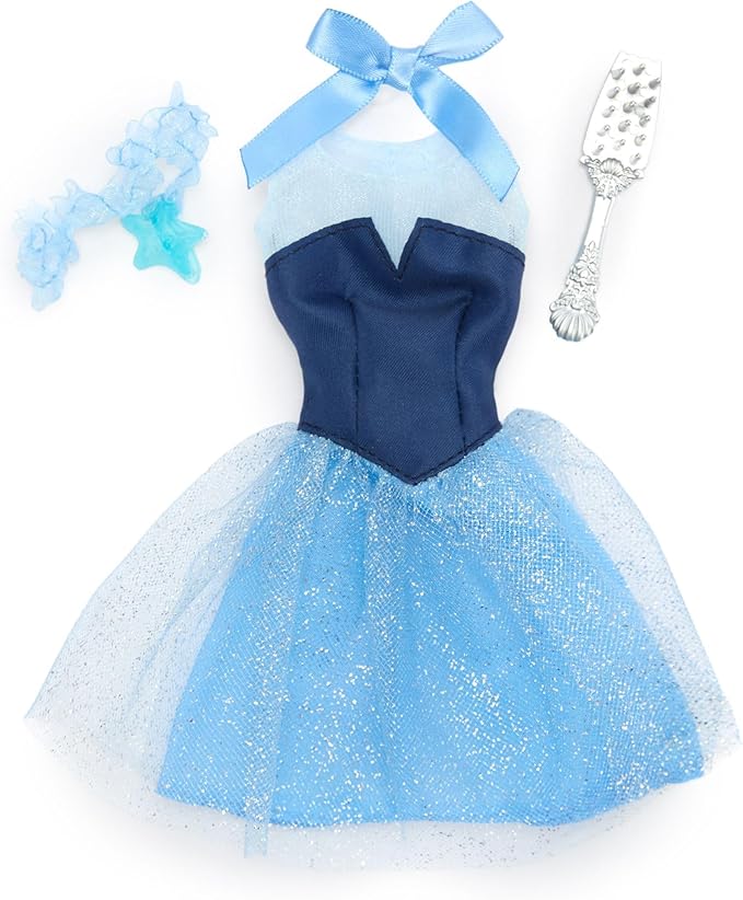 Disney Store Official Princess Ballet Doll - 11 Inch Ariel Ballerina Doll - Includes Brush with Molded Details, 2 Tutu Outfits, Accessories and Flounder Figure - Disney Princess Toys for Girls