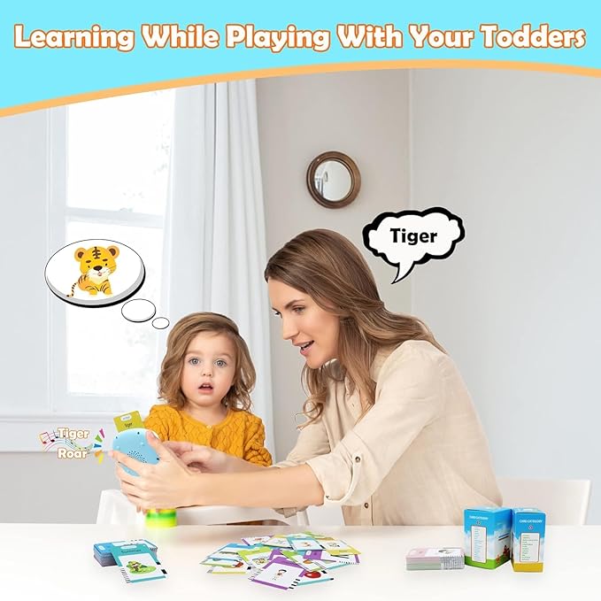 Mayaphilos 510 Sight Words Chinese and English Talking Flash Cards, Early Education Card, Learn Mandarin for Kids, Learning Cards for Toddlers Birthday Gifts