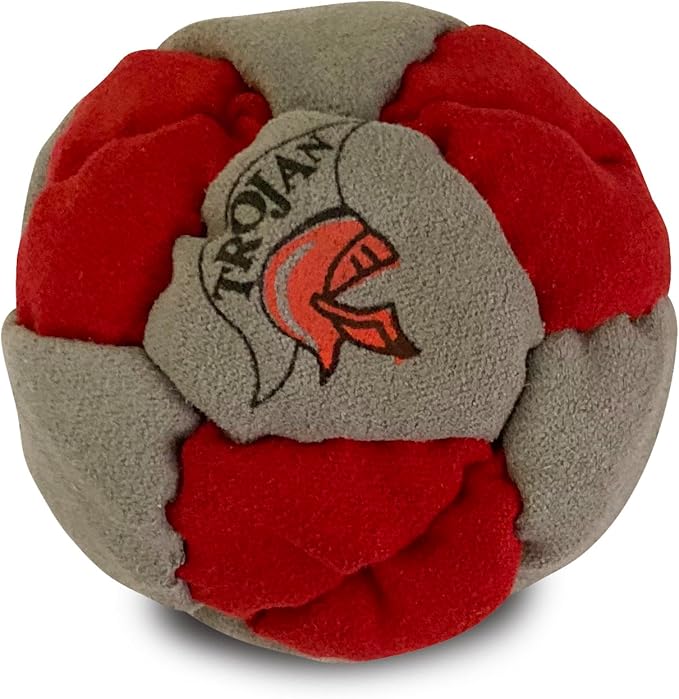 DIRTBAG Lover Footbag 3-Pack with Pouch, Includes Three Original and Unique Premium Quality Hand Sewn Footbags and Carry Pouch.