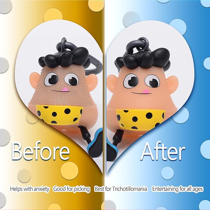 Polka Fun Hair Pulling Relaxing Stress-Relieving Fidget Toys,Perfect for Relieving Stress Unique Hair-Pulling Feature is Both Amusing and Satisfying Great Redirect Activity for 14+Ages Pickers Gifts