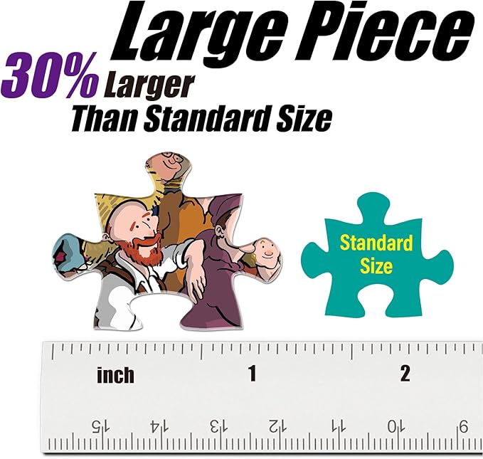 Antelope - 500 Piece Large Format Jigsaw Puzzle for Adults, Van Gogh Jigsaw Puzzles, Large Pieces, No Dust Puzzles for Senior Citizen, 500 PC, Non-Glare Finish, Interlock Smoothly