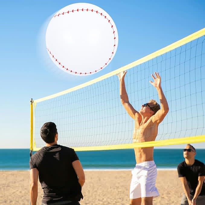 Shindel Inflatable Baseball 27-inch, Giant Inflatable Ball for Baseball Themed Party Decorations & Birthday Decor, Pool Beach Ball Toys for Kids