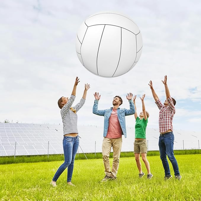 Libima 2 Pcs 27 Inch Giant Inflatable Volleyball Large Sports Ball Beach Summer Swimming Pool Accessories for Outdoor Party Activity Themed