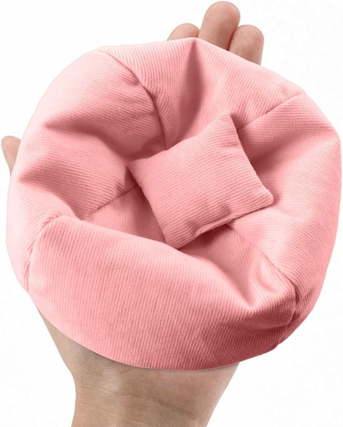 Doll Car Seat Compatible with Labubu, Handmade Bean Bag Chair for 5.9-6.7 inch Doll, Anti-Slip Bottom, Cute Doll Accessories for Display, Fans&Collectors Gifts, Durable Corduroy Fabric (Pink)