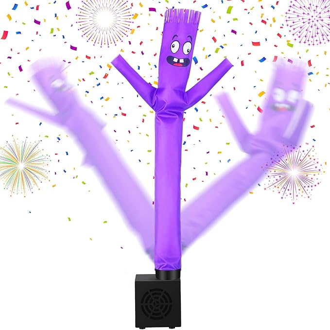 Poen Easter Gifts for Kids Mini Wacky Waving Inflatable Tube Guy with Blower Gag Toy Gift Inflatable Tube Man Birthday Desktop Decor Dancing Blow up Man for Office Party Decor(Interesting)