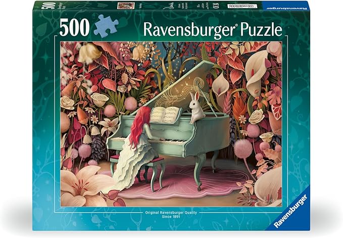 Ravensburger Rabbit Recital Jigsaw Puzzle - 500 Piece | Premium German Craftsmanship | Perfect Interlocking Fit | Vivid, Glare-Free Imagery | Ideal for Adults and Kids Over 12