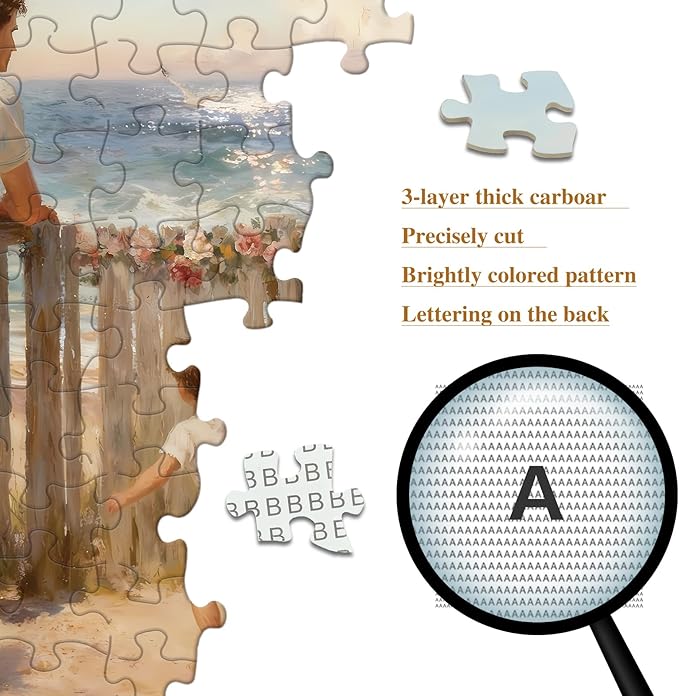 Puzzles for Adults 1000 Piece Jigsaw Puzzles with Letters on Back Impossible Challenge Puzzle Interlock Perfectly No Dust Wall Decoration(27.56x19.7 Inch)