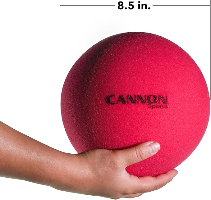 Cannon Sports Soft Foam Ball – Uncoated Medium Density Ball - Lightweight, Safe Play, Indoor/Outdoor Fun - Great for Volleyball, Basketball, Soccer, Dodgeball, and More