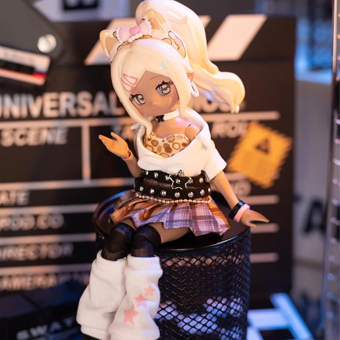 CALEMBOU BJD Blind Box, Electronic Cute Pet Series 20cm Ball Jointed Doll, Kawaii Dress Up Doll with Joints Accessories, Collection Action Figure Toys, Gift for Girls Boys (Electronic Cute Pet-1pc)