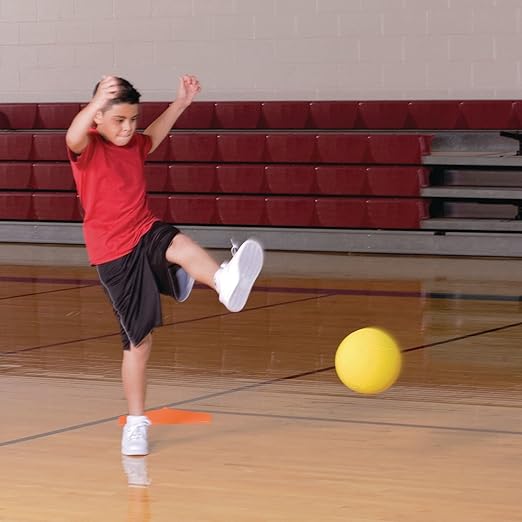 S&S Worldwide Spectrum™ Playground Balls, 8-1/2" - Set of 6 Bright Colors, Durable Rubber for Action-Packed Fun!