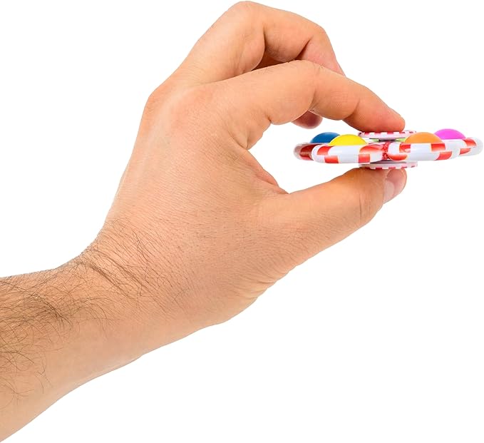 Nutty Toys Fidget Spinner - Sensory Toy for Kids & Adults - Top Stress & Anxiety Relief Gifts 2026 - Unique Easter Basket Stuffers Gift Idea - Best Toddler, Tween, Teen Girl & Teenage Boys Present