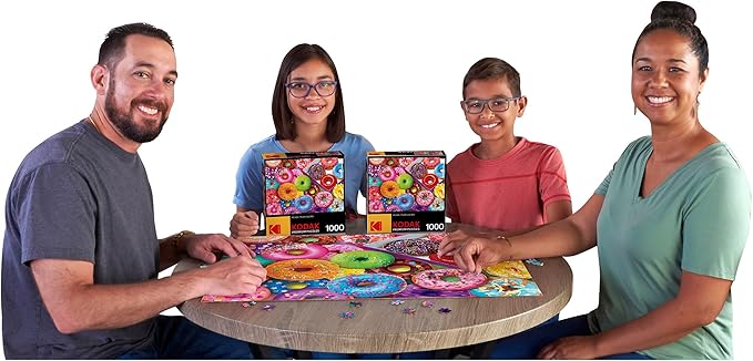 RoseArt - Kodak Premium - I Love Donuts - 1000 Piece Jigsaw Puzzle for Adults