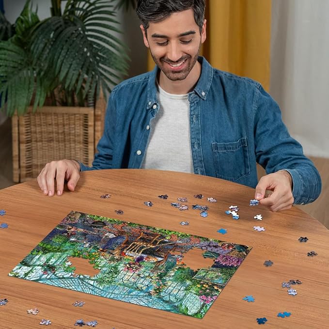 Ravensburger Greenhouse Mornings 500 Piece Jigsaw Puzzle for Adults - 12000207 - Handcrafted Tooling, Made in Germany, Every Piece Fits Together Perfectly