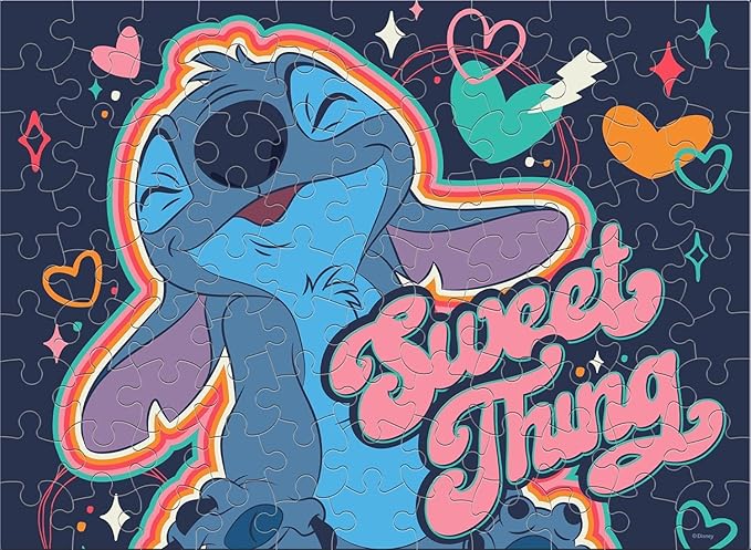 Ceaco - Disney - Stitch - Sweet Thing - Glow in the Dark - 100 Piece Jigsaw Puzzle