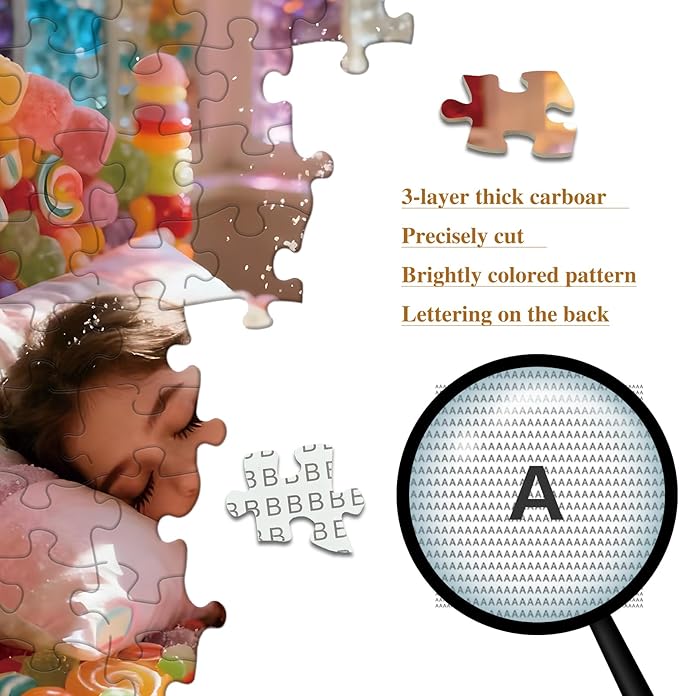 Puzzles for Adults 1000 Pieces Jigsaw Puzzles with Letters on Back Impossible Puzzle Homewall Decoration Gift for Valentine Friends Parents(27.56x19.7 Inch)