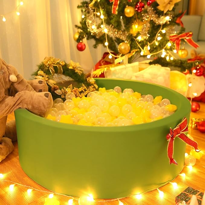 TRENDPLAY Star Ball Pit Balls for Toddlers -50 100 200 Count Star Balls Different Shapes, Non-Toxic Plastic Balls for Safe Play, Boys Girls Festival Party Decoration