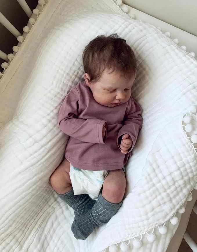 Zero Pam Full Silicone Reborn Baby Dolls Boy-20 in Reborn Baby Dolls Silicone Full Body, Anatomically Correct Realistic Babys Doll, Real Life Newborn Doll with Accessories