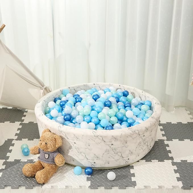STARBOLO Ball Pit Balls for Toddlers Phthalate Free BPA Free Non-Toxic Crush Proof Play Balls for Toddlers Kids Pool Playhouse Pack of 100 200 500