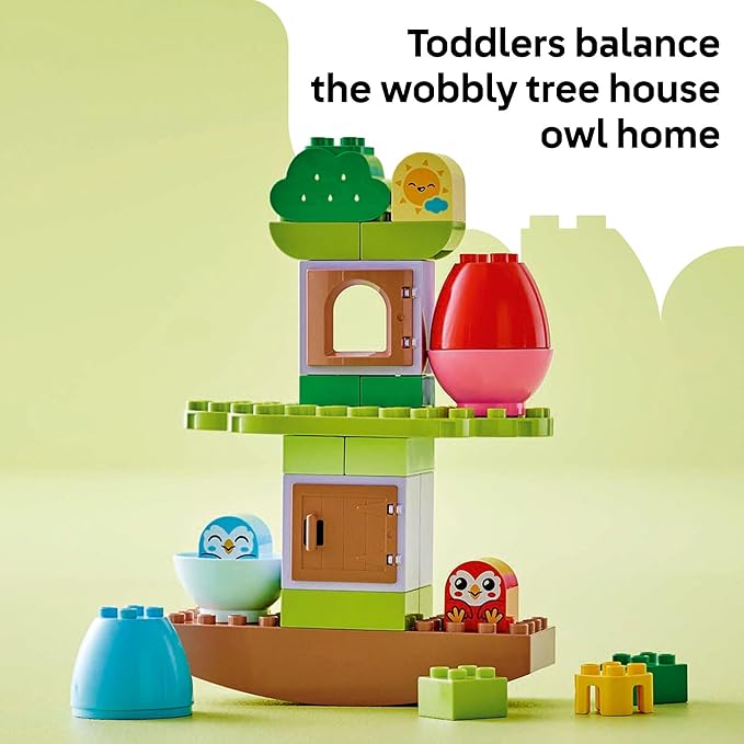 LEGO DUPLO My First Balancing & Stacking Tree Building Toy Playset - Gift for Easter for Toddlers - Learning & Educational Toy for Boys and Girls, Ages 1.5+ - 10440