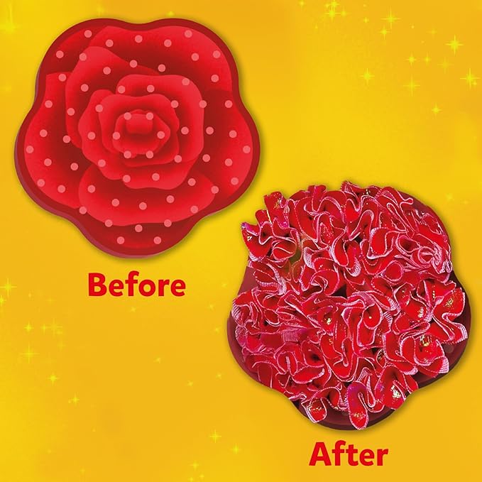Skillmatics Poke-in Art - Rose Bouquet, Mess-Free Fun for Kids, DIY Wood Craft Kits, Creative Activity, Gifts for Girls & Boys Ages 4, 5, 6, 7, 8, 9, 10, 11, 12