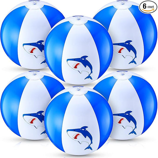 12 Inch Inflatable Beach Balls for Kids Birthday Party Favor Decorations Pool Toy PVC Beach Ball