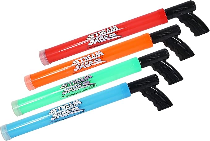 Stream Machine SS-750 Water Gun: Light Up 17-Inch Single Barrel Water Blaster with 70 Feet Reach - Squirt Gun for Outdoor Games, Water Guns for Adults and for Kids, Swimming Pool Toys, Colors May Vary