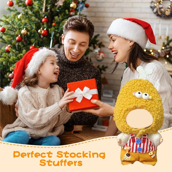 3 Pack Compatible for Labubu Clothes,17cm Doll Clothes Set,Luxury Designer Outfits,Cute Birthday Party Costumes,Valentines Day Gifts for Her Him,Stylish Fashion Wardrobe Accessories for 17cm Dolls