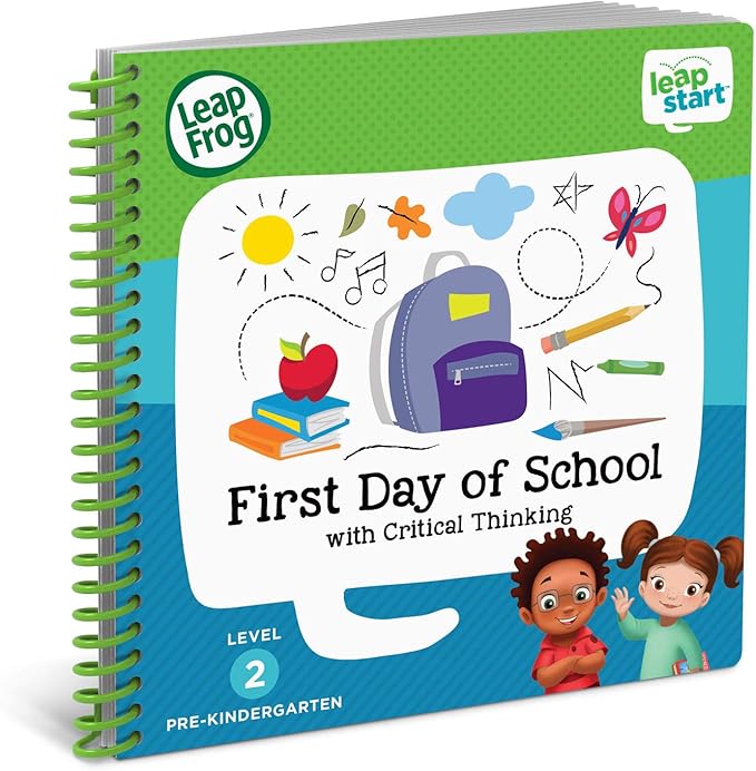 LeapFrog LeapStart First Day of School and Critical Thinking Book